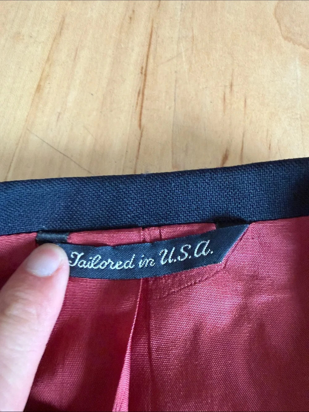 Vintage Classic COLLECTION Navy Suit with Red Lining